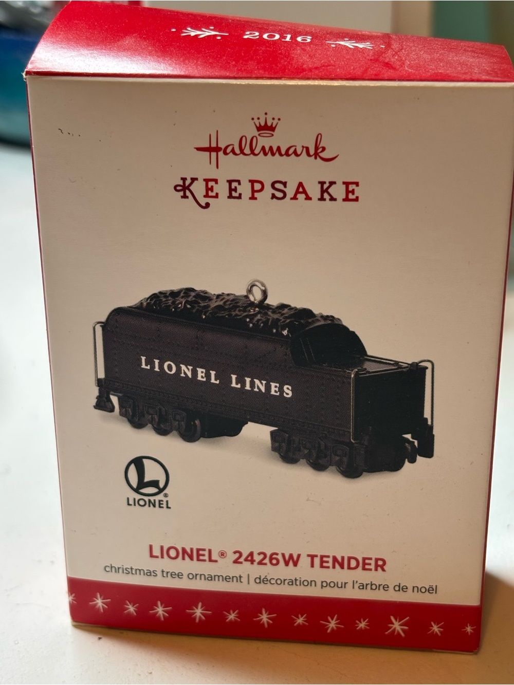 Hallmark Keepsake 2016 Lionel 2426W Tender Ornament – Die Cast Train Car